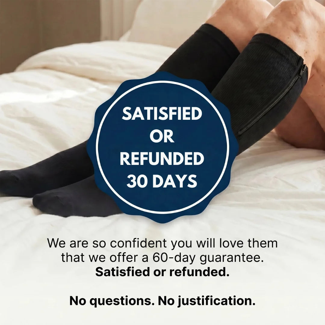 Elvon Zippered compression stockings