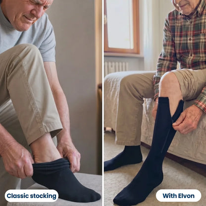 Elvon Zippered compression stockings