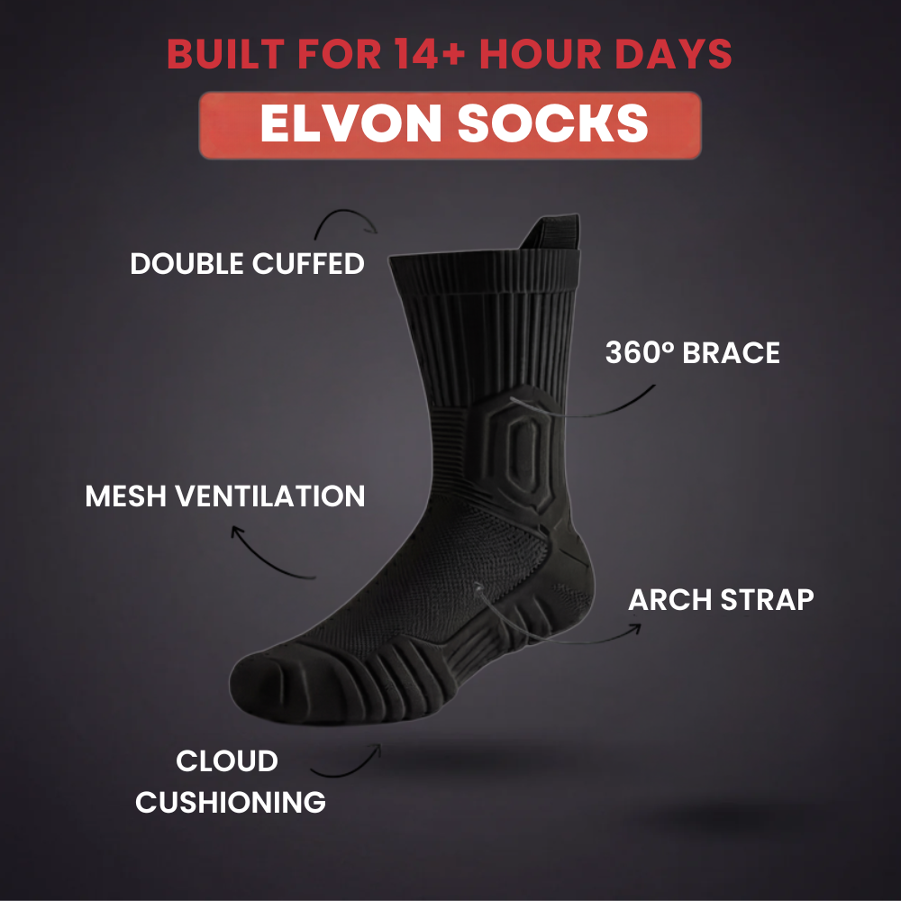 CloudFusion Athletic Cushioned Crew Socks