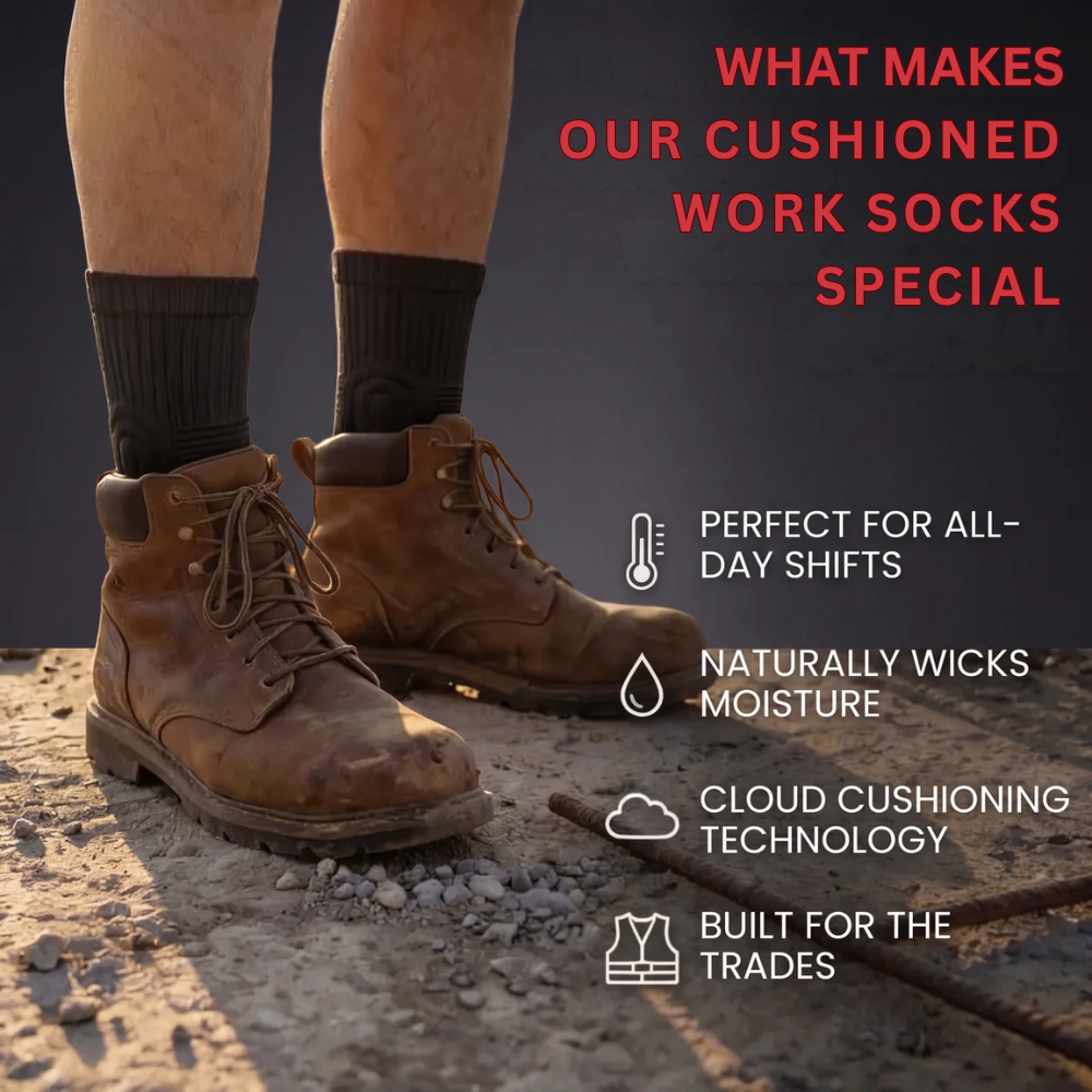 CloudFusion Athletic Cushioned Crew Socks