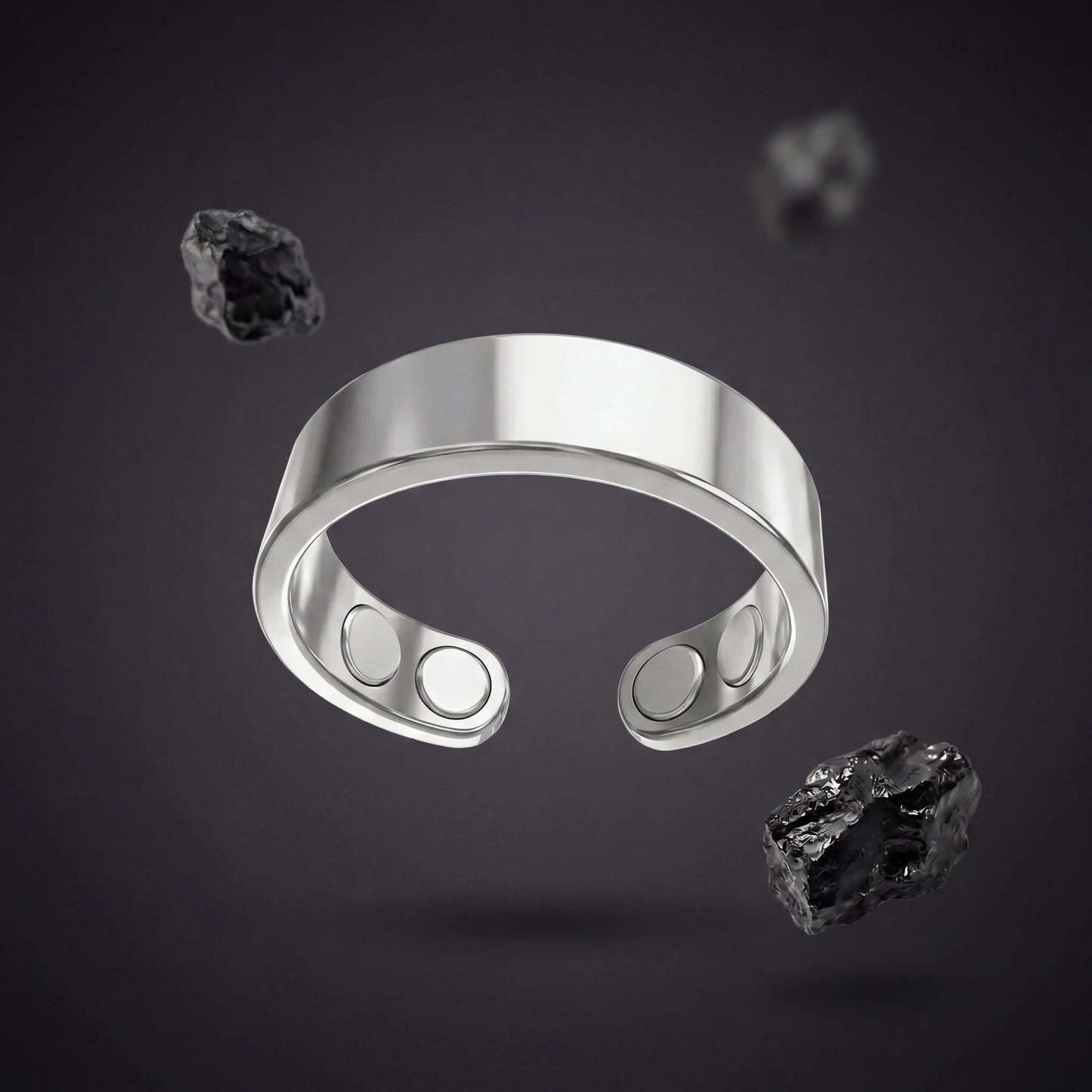 Elvon Hematite Ring