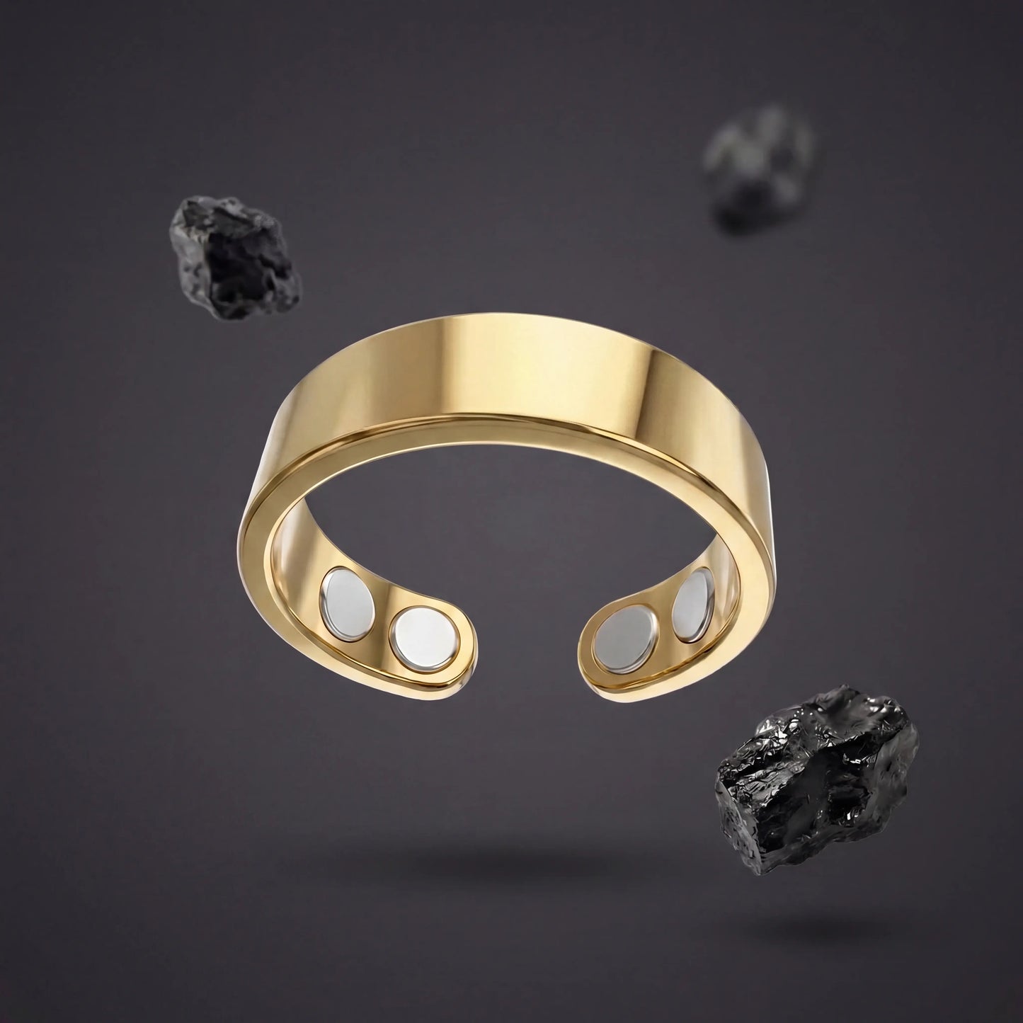 Elvon Hematite Ring